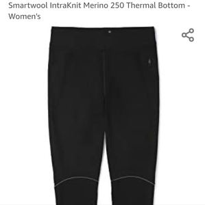 NWT Smartwool Intraknit Women's Merino 250 Thermal bottoms sz S